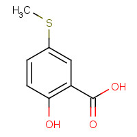 32318-42-6 2-hydroxy-5-methylsulfanylbenzoic acid chemical structure