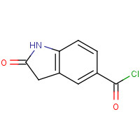 1417709-94-4 2-oxo-1,3-dihydroindole-5-carbonyl chloride chemical structure