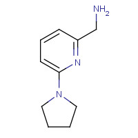 868755-49-1 (6-pyrrolidin-1-ylpyridin-2-yl)methanamine chemical structure