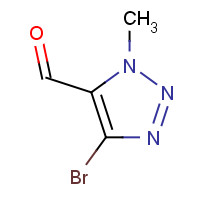 1402465-82-0 5-bromo-3-methyltriazole-4-carbaldehyde chemical structure