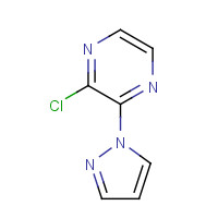 1209459-17-5 2-chloro-3-pyrazol-1-ylpyrazine chemical structure