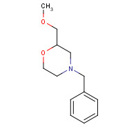 143804-53-9 4-benzyl-2-(methoxymethyl)morpholine chemical structure