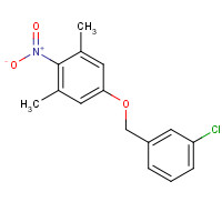 1202160-79-9 5-[(3-chlorophenyl)methoxy]-1,3-dimethyl-2-nitrobenzene chemical structure