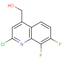 1125702-53-5 (2-chloro-7,8-difluoroquinolin-4-yl)methanol chemical structure