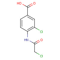 878672-29-8 3-chloro-4-[(2-chloroacetyl)amino]benzoic acid chemical structure
