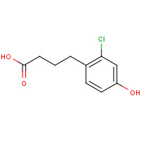 1368116-16-8 4-(2-chloro-4-hydroxyphenyl)butanoic acid chemical structure