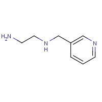 100553-75-1 N'-(pyridin-3-ylmethyl)ethane-1,2-diamine chemical structure