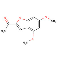 97094-17-2 1-(4,6-dimethoxy-1-benzofuran-2-yl)ethanone chemical structure