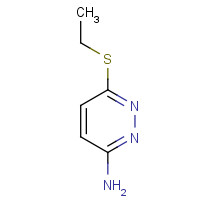 89465-42-9 6-ethylsulfanylpyridazin-3-amine chemical structure