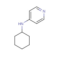 34844-87-6 N-cyclohexylpyridin-4-amine chemical structure