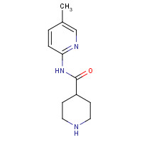 110105-97-0 N-(5-methylpyridin-2-yl)piperidine-4-carboxamide chemical structure