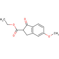 16425-82-4 ethyl 6-methoxy-3-oxo-1,2-dihydroindene-2-carboxylate chemical structure