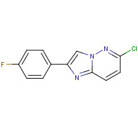 244081-70-7 6-chloro-2-(4-fluorophenyl)imidazo[1,2-b]pyridazine chemical structure