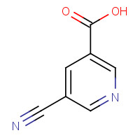 887579-62-6 5-cyanopyridine-3-carboxylic acid chemical structure