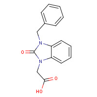 75389-70-7 2-(3-benzyl-2-oxobenzimidazol-1-yl)acetic acid chemical structure