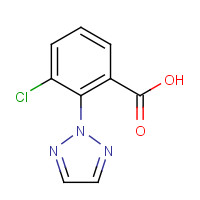 1435479-67-6 3-chloro-2-(triazol-2-yl)benzoic acid chemical structure