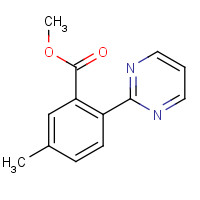 1088994-20-0 methyl 5-methyl-2-pyrimidin-2-ylbenzoate chemical structure