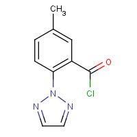 1104546-96-4 5-methyl-2-(triazol-2-yl)benzoyl chloride chemical structure