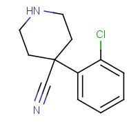 191328-21-9 4-(2-chlorophenyl)piperidine-4-carbonitrile chemical structure