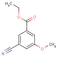 661458-28-2 ethyl 3-cyano-5-methoxybenzoate chemical structure