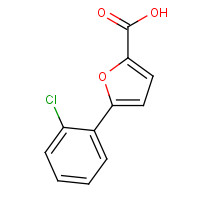 41019-43-6 5-(2-chlorophenyl)furan-2-carboxylic acid chemical structure