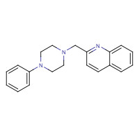 39819-27-7 2-[(4-phenylpiperazin-1-yl)methyl]quinoline chemical structure