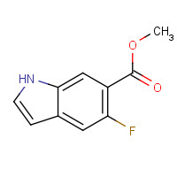 1227268-61-2 methyl 5-fluoro-1H-indole-6-carboxylate chemical structure
