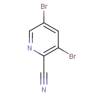 61830-09-9 3,5-dibromopyridine-2-carbonitrile chemical structure