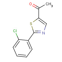 478047-34-6 1-[2-(2-chlorophenyl)-1,3-thiazol-5-yl]ethanone chemical structure