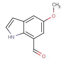 309976-22-5 5-methoxy-1H-indole-7-carbaldehyde chemical structure
