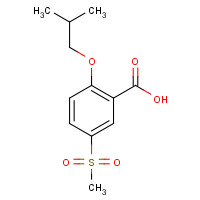 459833-33-1 2-(2-methylpropoxy)-5-methylsulfonylbenzoic acid chemical structure