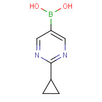 893567-15-2 (2-cyclopropylpyrimidin-5-yl)boronic acid chemical structure