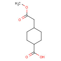 1211450-51-9 4-(2-methoxy-2-oxoethyl)cyclohexane-1-carboxylic acid chemical structure