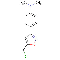 1105061-79-7 4-[5-(chloromethyl)-1,2-oxazol-3-yl]-N,N-dimethylaniline chemical structure