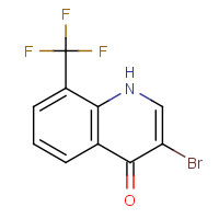 854778-26-0 3-bromo-8-(trifluoromethyl)-1H-quinolin-4-one chemical structure