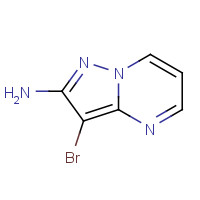 1375087-18-5 3-bromopyrazolo[1,5-a]pyrimidin-2-amine chemical structure