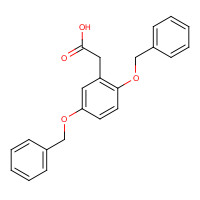 79755-47-8 2-[2,5-bis(phenylmethoxy)phenyl]acetic acid chemical structure