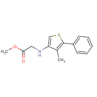 942941-87-9 methyl 2-[(4-methyl-5-phenylthiophen-3-yl)amino]acetate chemical structure