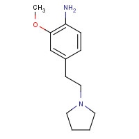 1315513-56-4 2-methoxy-4-(2-pyrrolidin-1-ylethyl)aniline chemical structure