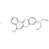 2381-85-3 [9-(diethylamino)benzo[a]phenoxazin-5-ylidene]azanium;chloride chemical structure