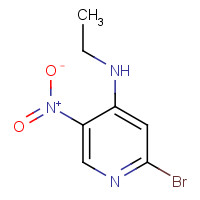 913642-07-6 2-bromo-N-ethyl-5-nitropyridin-4-amine chemical structure