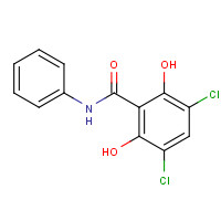 51754-39-3 3,5-dichloro-2,6-dihydroxy-N-phenylbenzamide chemical structure