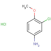 6329-90-4 3-chloro-4-methoxyaniline;hydrochloride chemical structure
