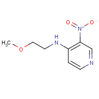 1040063-55-5 N-(2-methoxyethyl)-3-nitropyridin-4-amine chemical structure