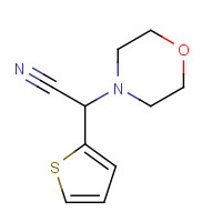 68415-08-7 2-morpholin-4-yl-2-thiophen-2-ylacetonitrile chemical structure