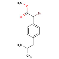 449779-53-7 methyl 2-bromo-2-[4-(2-methylpropyl)phenyl]acetate chemical structure