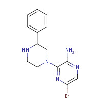 893612-07-2 5-bromo-3-(3-phenylpiperazin-1-yl)pyrazin-2-amine chemical structure