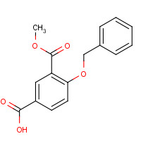 1285516-45-1 3-methoxycarbonyl-4-phenylmethoxybenzoic acid chemical structure