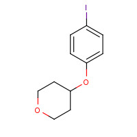 144808-72-0 4-(4-iodophenoxy)oxane chemical structure