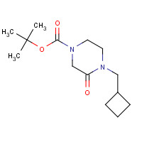 1284248-93-6 tert-butyl 4-(cyclobutylmethyl)-3-oxopiperazine-1-carboxylate chemical structure
